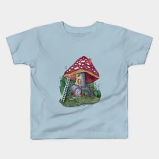 Mushroom House Kids T-Shirt